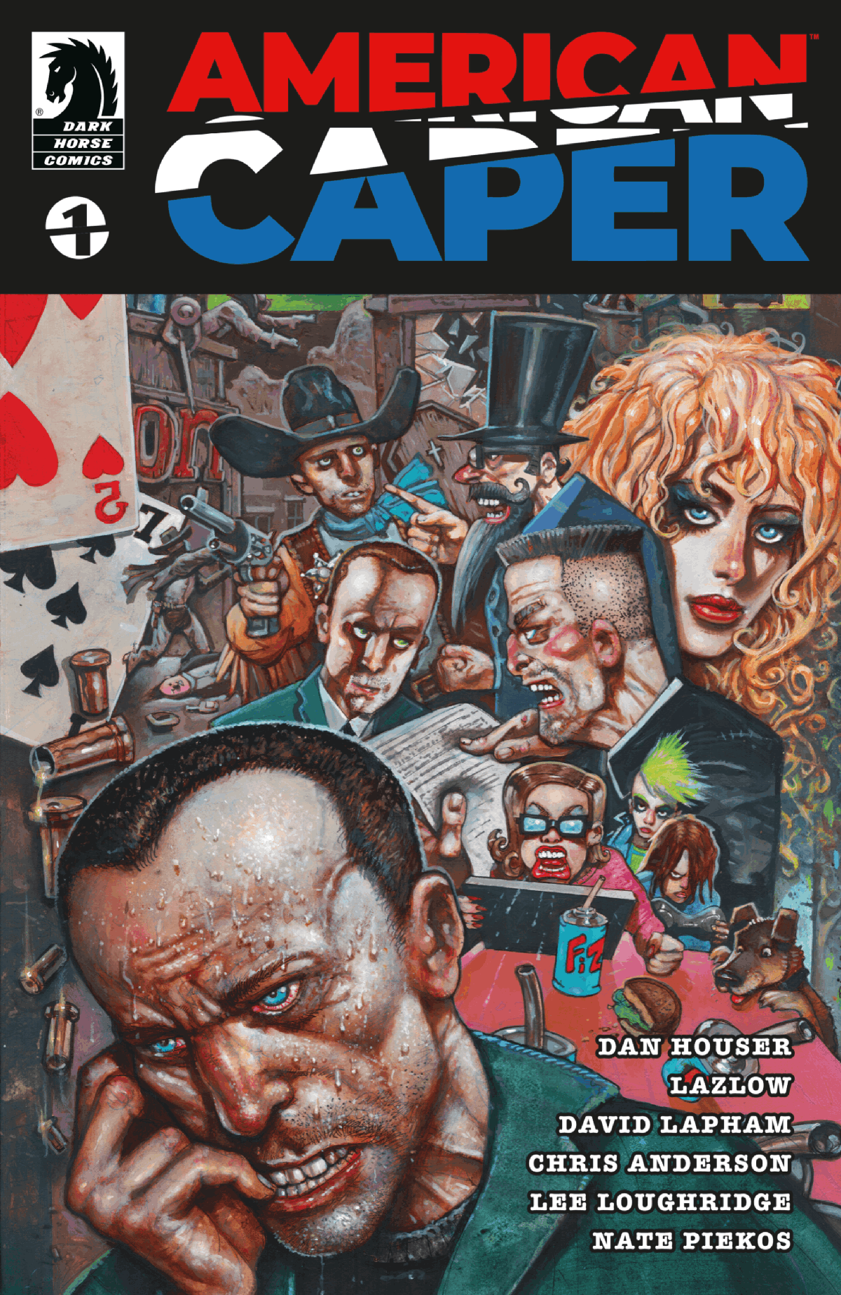 American Caper Cover B by Simon Bisley