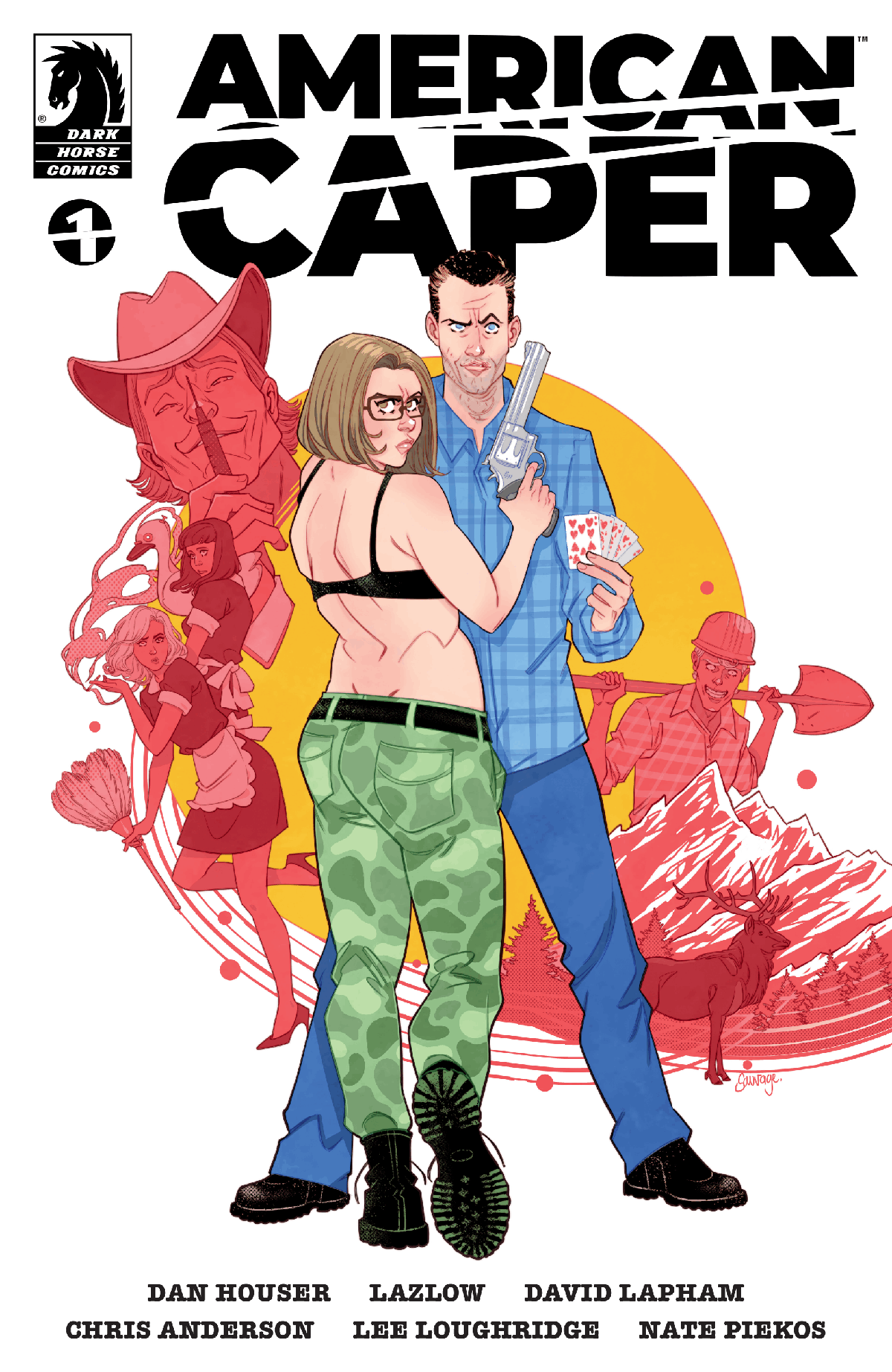 American Caper Cover E by Marguerite Sauvage