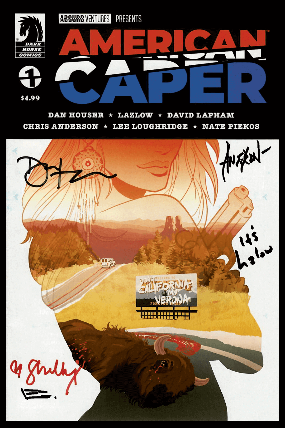 American Caper Signed Issue #1 Cover A Giveaway
